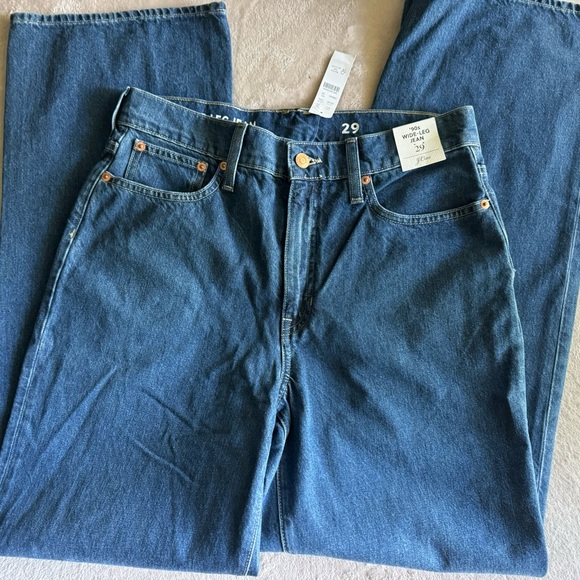 NWT J. CREW HIGH RISE 90’s WIDE LEG JEAN, 28 & 29. - Picture 5 of 11
